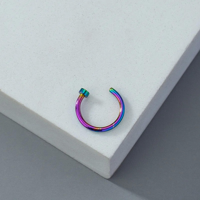 fine jewelry vancouver Grunge Style Solid Color Alloy Plated Lip & Nose Studs - Casual Lightweight Design sami fine jewelry with Timeless Beauty fine jewelry for children