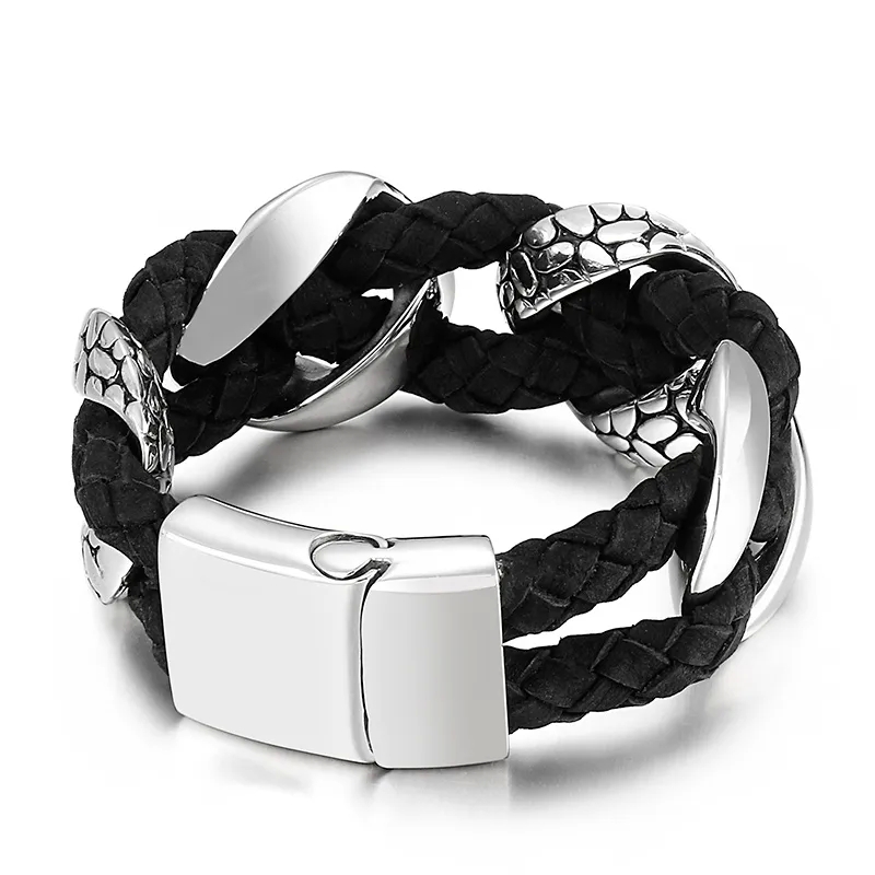 gay men's jewelry Exclusive Custom-Fit Color Block Stainless Steel Men's silver men jewelry Bangle - Dainty Party Wear men's jewelry travel case