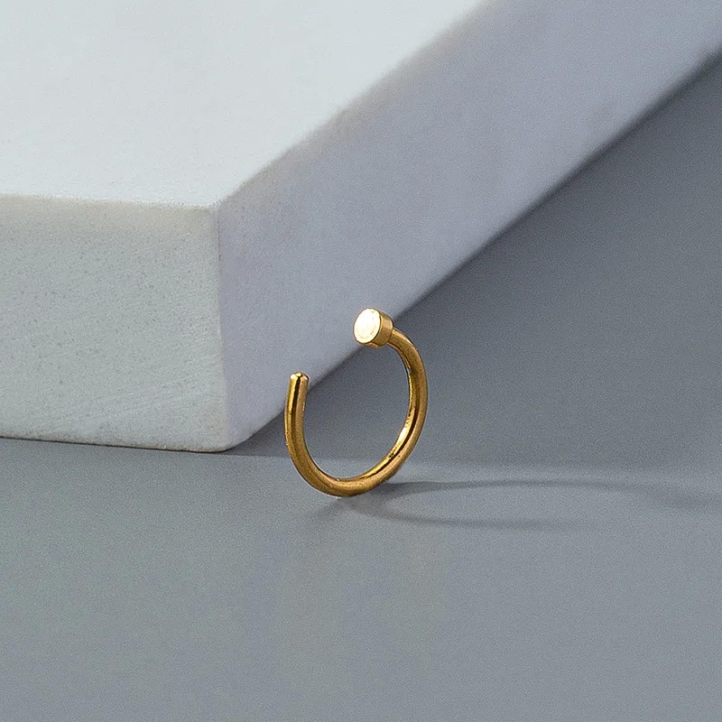 hialeah fine jewelry Grunge Style ultra fine jewelry Solid Color Alloy Plated Lip & Nose Studs - Casual Lightweight Design with Timeless Beauty fine jewelry meaning