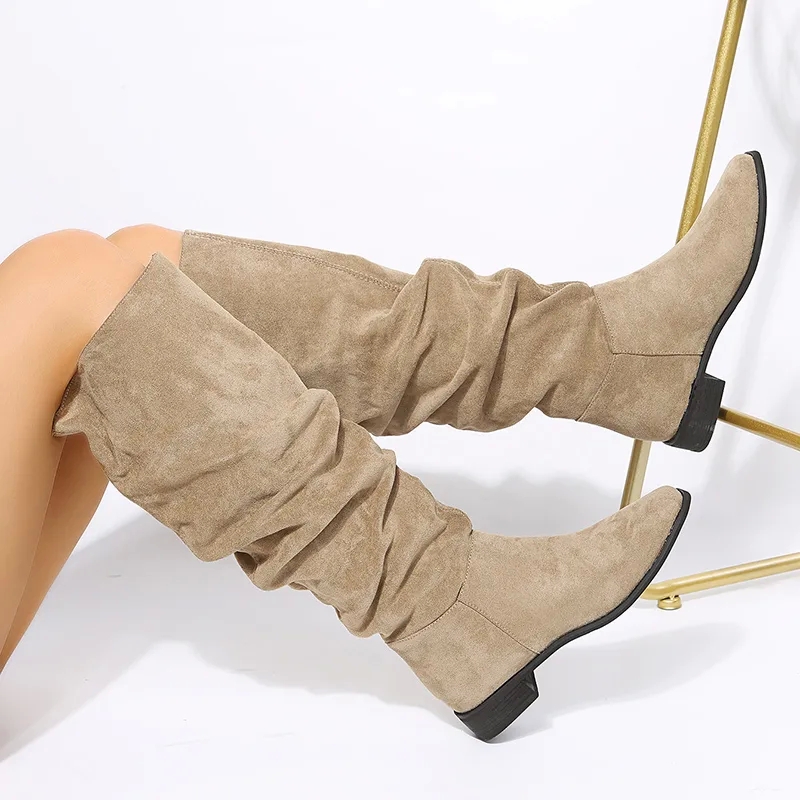 luxury Women's Trendy Upcycled Classic Roman Round Toe Boots - limited edition Timeless Glam Style classic design