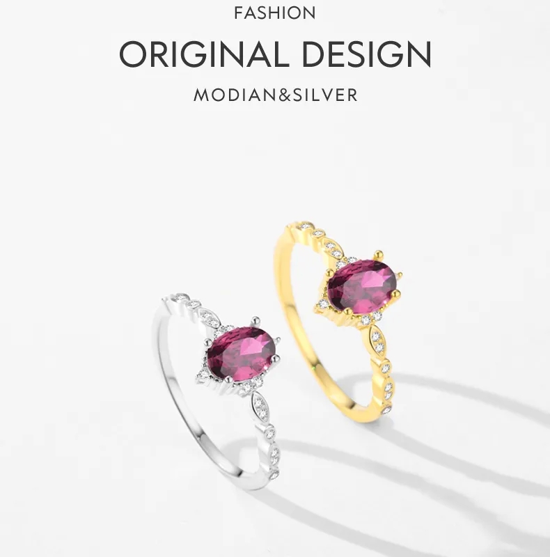 high end costume jewelry earrings Affordable Sleek Festival Fashion 925 best high end jewelry box Sterling Silver Zircon Oval Rings high quality fashion jewelry wholesale