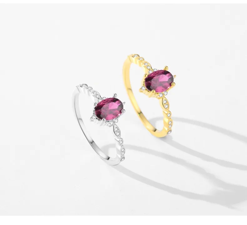 high end jade jewelry Affordable Sleek Festival Fashion 925 Sterling Silver high end jewelry women Zircon Oval Rings high end jewelry montreal