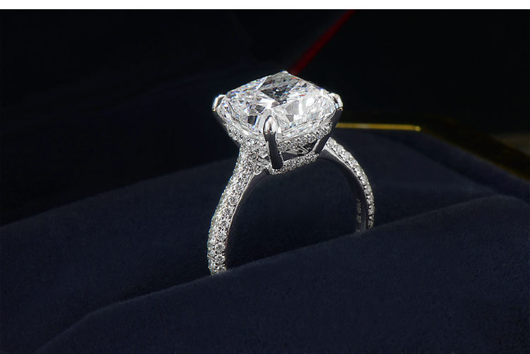 high end jewellery necklace Discounted Personalized High-Quality Brass Diamond Square Rings high end jewelry gemstones for Daily Wear high quality jewelry making kit