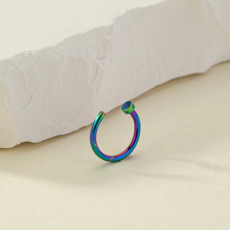 marrow fine jewelry Grunge Style Solid Color Alloy Plated Lip & Nose Studs - Casual Lightweight Design with Timeless young's fine jewelry photos Beauty sami fine jewelry