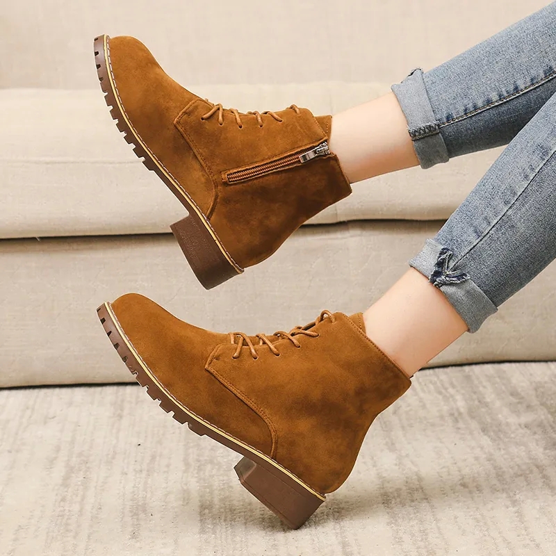 sleek Vintage-Inspired retro Women's Colorful Martin Boots - Edgy Ethnic Streetwear Statement trendsetting