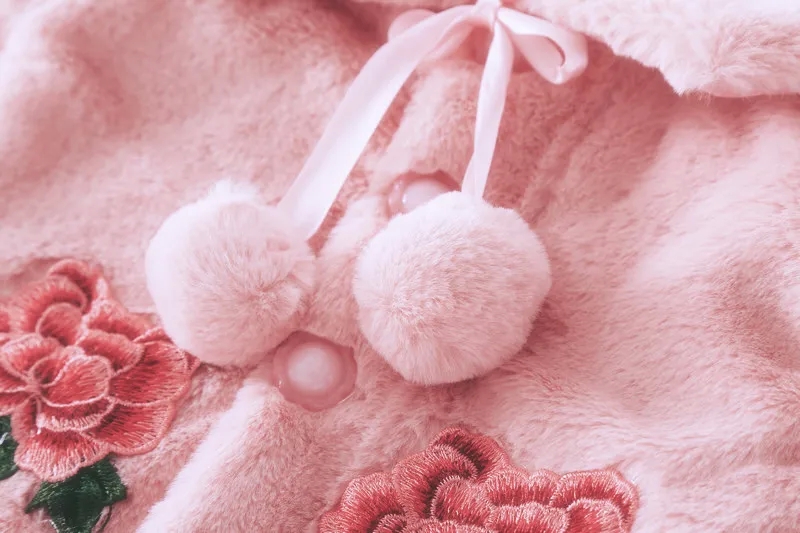 victory baby kids banjarmasin city reviews Modern Safe Girls' Seasonal Faux Fur Floral sabun my baby kids Outerwear - Everyday Formal Cotton Blend Fashion spy kids 4 baby