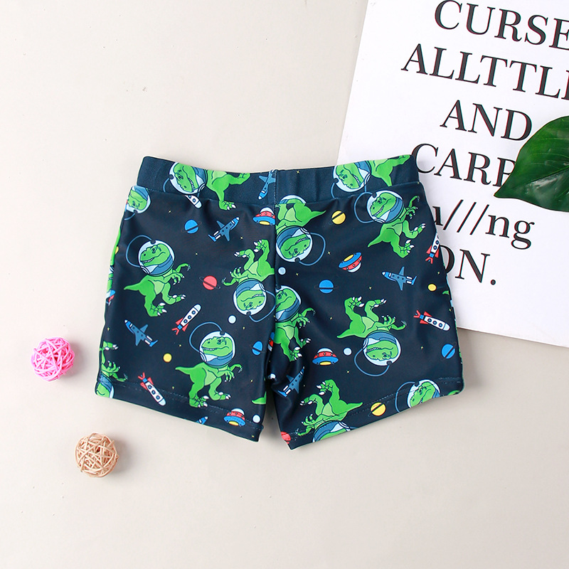 baby boys 3 piece suit Limited Edition Boys' Swim Trunks - Shark & Dinosaur Print, baby kids walmart Edgy Design with High Elastic Comfort cartoon baby kids