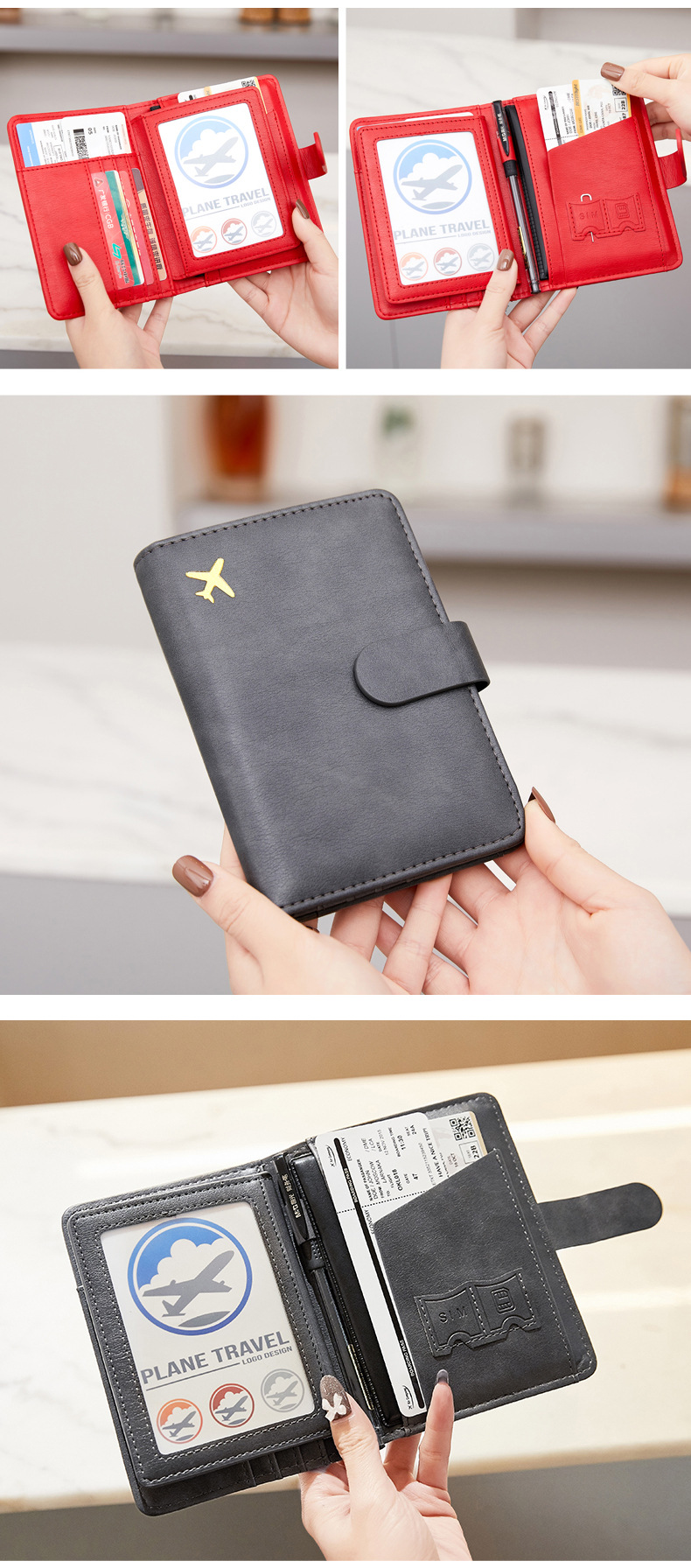 luxury feel Exclusively Crafted Unisex PU celebrity style Leather Card Holder - Affordable, Rustic, Ethnic Design with Magnetic Closure tribal