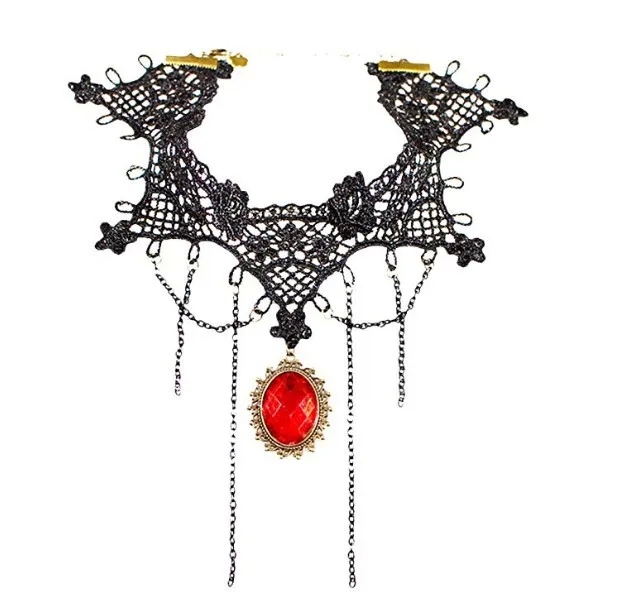 2000s fashion jewelry Vintage Inspired Vibrant 70's disco fashion jewelry Lace Necklace Chain - Hypoallergenic Trendsetting Casual Jewelry earrings fashion jewelry