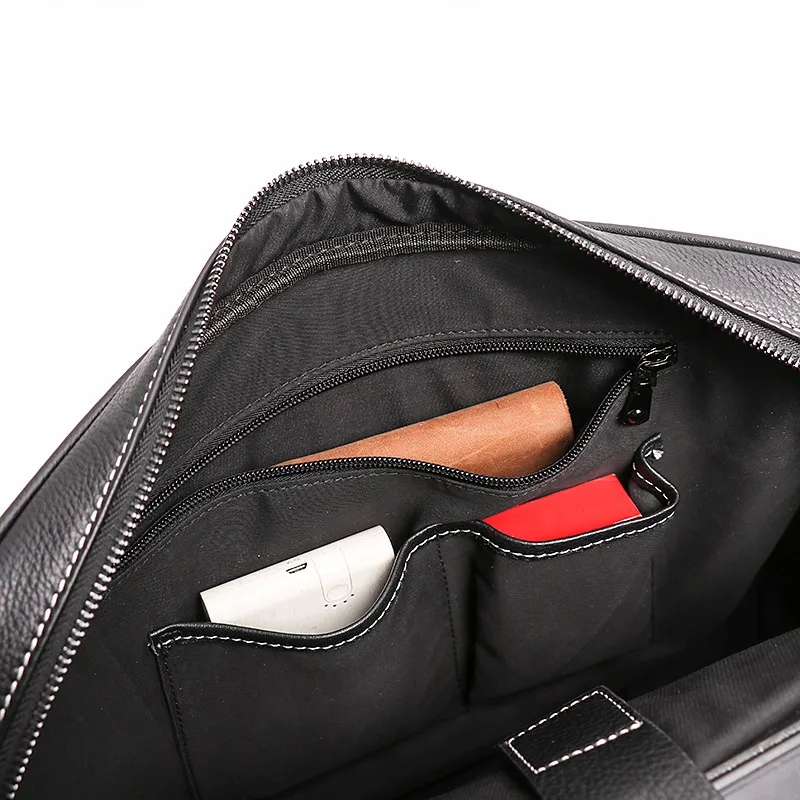 31 bags catalog Retro gym bags Matte Men's Genuine Leather Briefcase: Weatherproof Crossbody Bag with Large Capacity for Computers bags michael kors