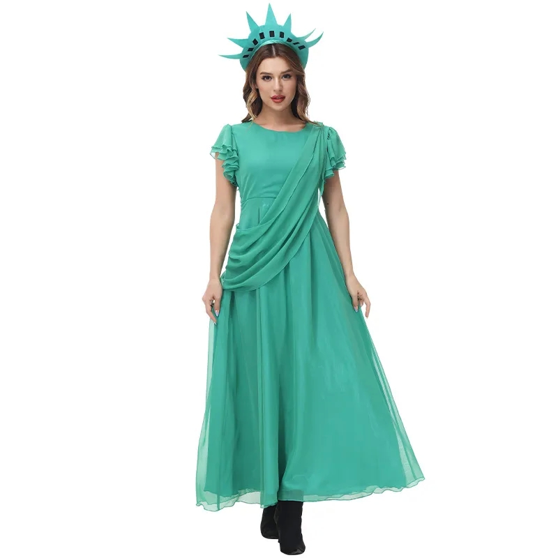 american made women's clothing Exclusive Women's Statue of Liberty women's clothing maurices Costume - Elegant Limited Stock for Halloween Masquerade Party women's clothing zurich