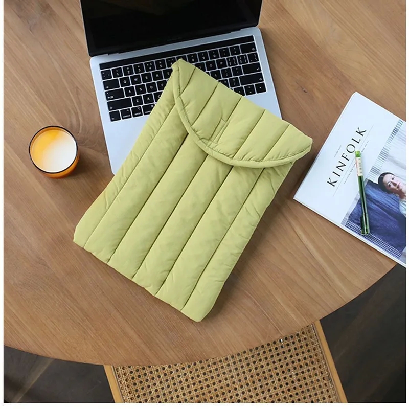 bags 12x12x6 Custom Cotton Embroidered MacBook & iPad Liner Bag it hand bags - Playful Seasonal Collection, Bespoke Protective Cover bags xmas