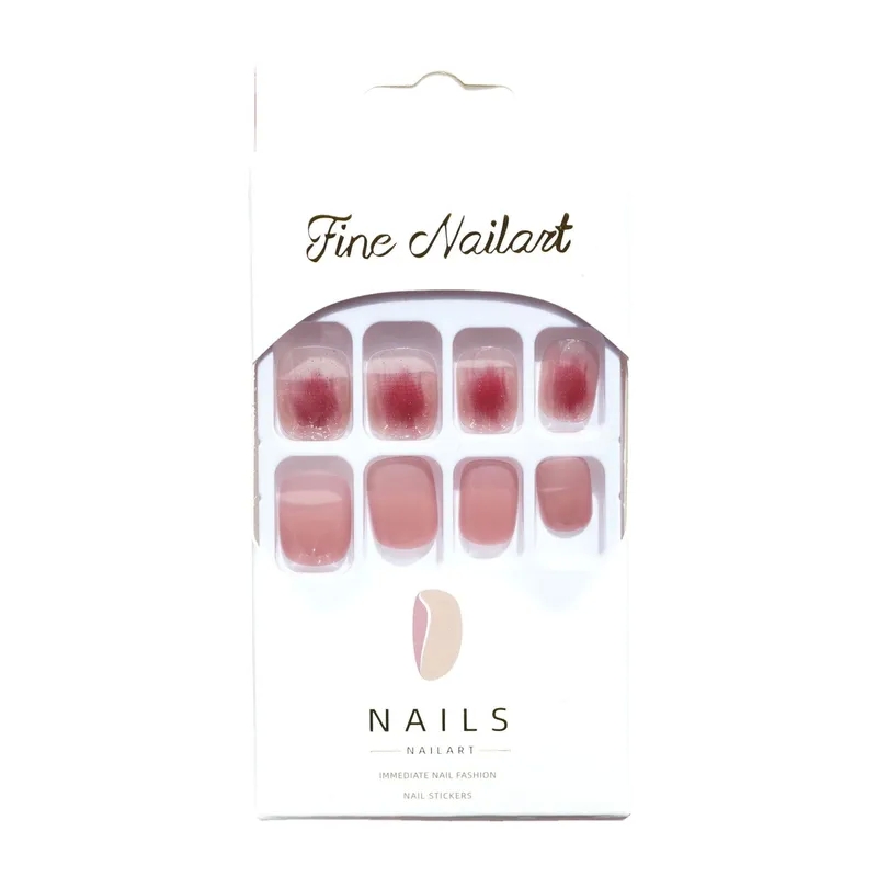 high-fashion Eco-Friendly Boho Blush Press-On Nails - 24 PCS Box Feminine lightweight design Short Solid Color Exclusive Discounted Price tarnish-resistant