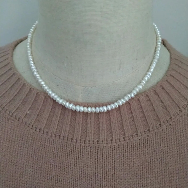 high quality helix jewelry Minimalist Titanium Steel Jewelry Set with Rare high end jewellery brands Freshwater Pearls - Durable & Sleek Design (2 PCS/Package) gucci high end jewelry