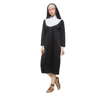 quality women's clothing brands Exquisite Discounted Hypoallergenic women's clothing 20s Nun Costume for Drama and Stage Performance older women's clothing brands