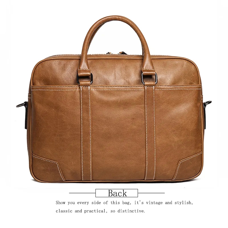 ted baker bags Retro Matte Men's Genuine Leather Briefcase: Weatherproof Crossbody Bag with Large Capacity bags 2 riches for Computers naghedi bags