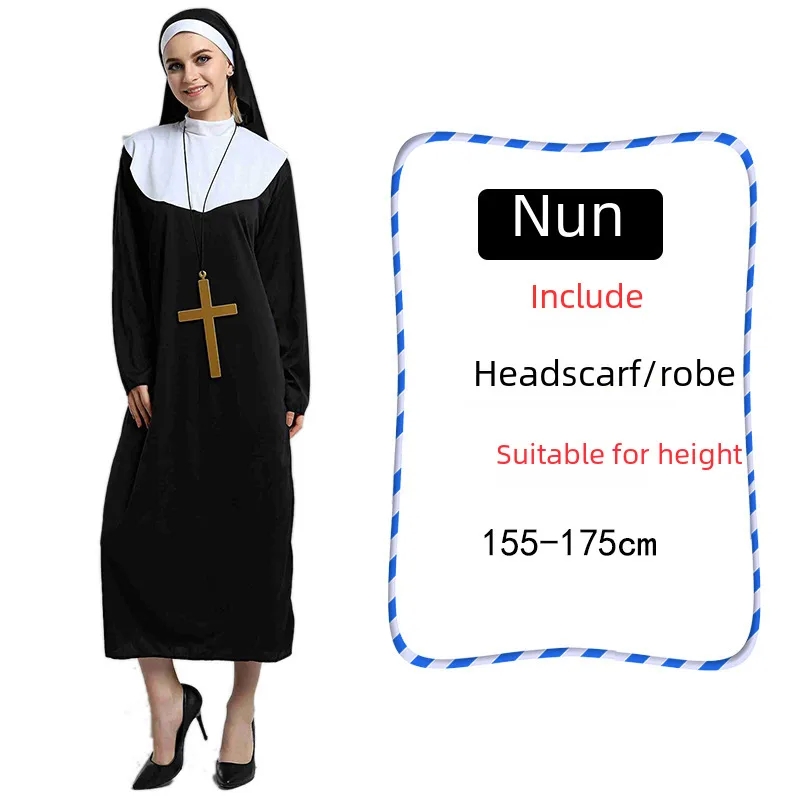 women's clothing 1940s Exquisite Discounted Hypoallergenic Nun luxury women's clothing Costume for Drama and Stage Performance women's clothing j jill