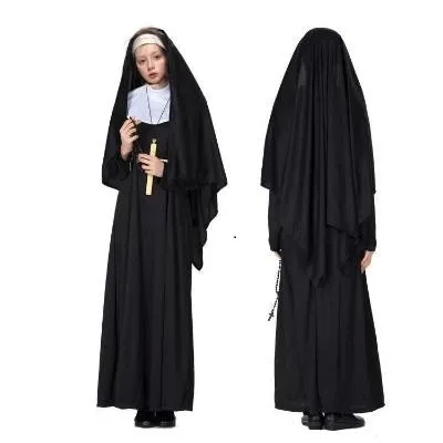 women's clothing lot Exquisite women's clothing overnight shipping Discounted Hypoallergenic Nun Costume for Drama and Stage Performance women's clothing uk