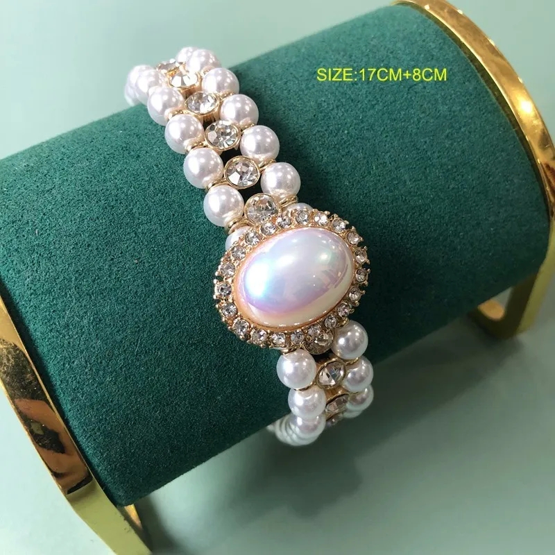 79 fine jewelry Vintage Retro Oval Pearl & Gemstone Jewelry Set: Minimalist Women's Bracelets Earrings Necklace fine jewelry of las vegas Gift ysl fine jewelry