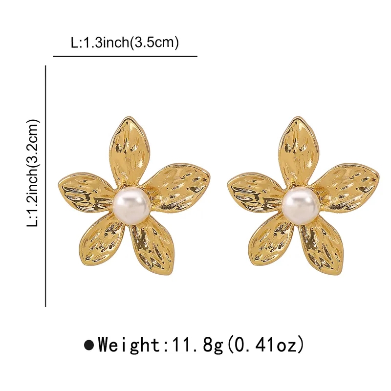 fine jewelry under $50 Affordable Heritage-Inspired Pearl Flower Alloy Rings fine jewelry trends & Earrings - Exclusively Crafted Statement Pieces fine 14k jewelry