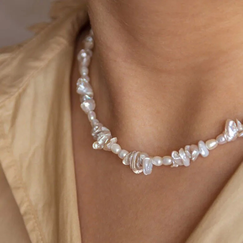 high end jewelry stores london Eco-Chic Celeb Style: Upcycled Shiny Titanium & Freshwater high end gold jewelry Pearl Jewelry Set (2 PCS/Package) high end jewelry storage