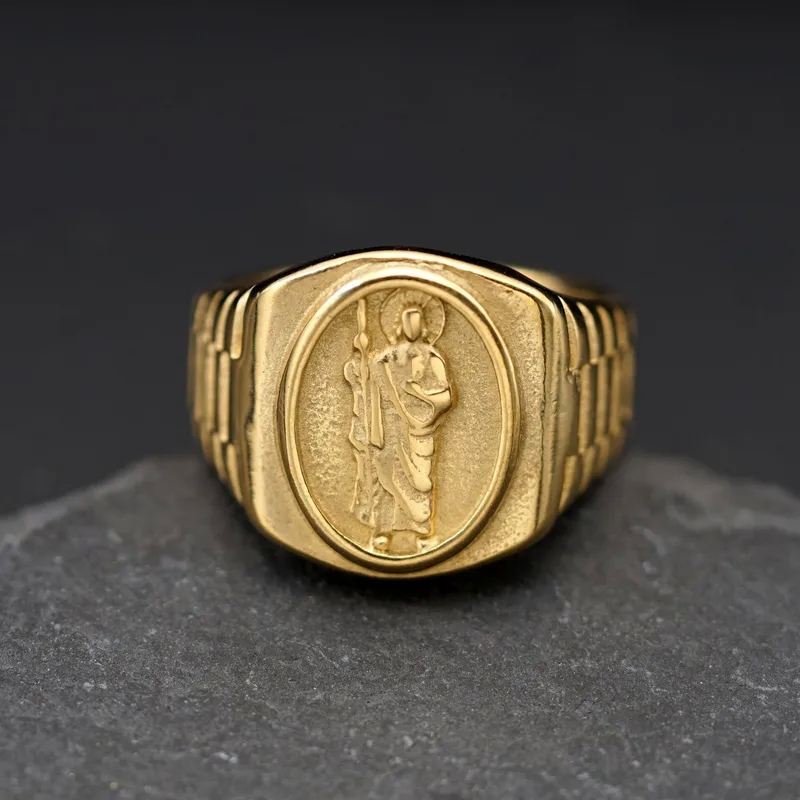 men's jewelry john hardy Exclusive Earthy Hand-Engraved Unisex Polished 316 Stainless guess men's jewelry Steel Rings filipino men's jewelry