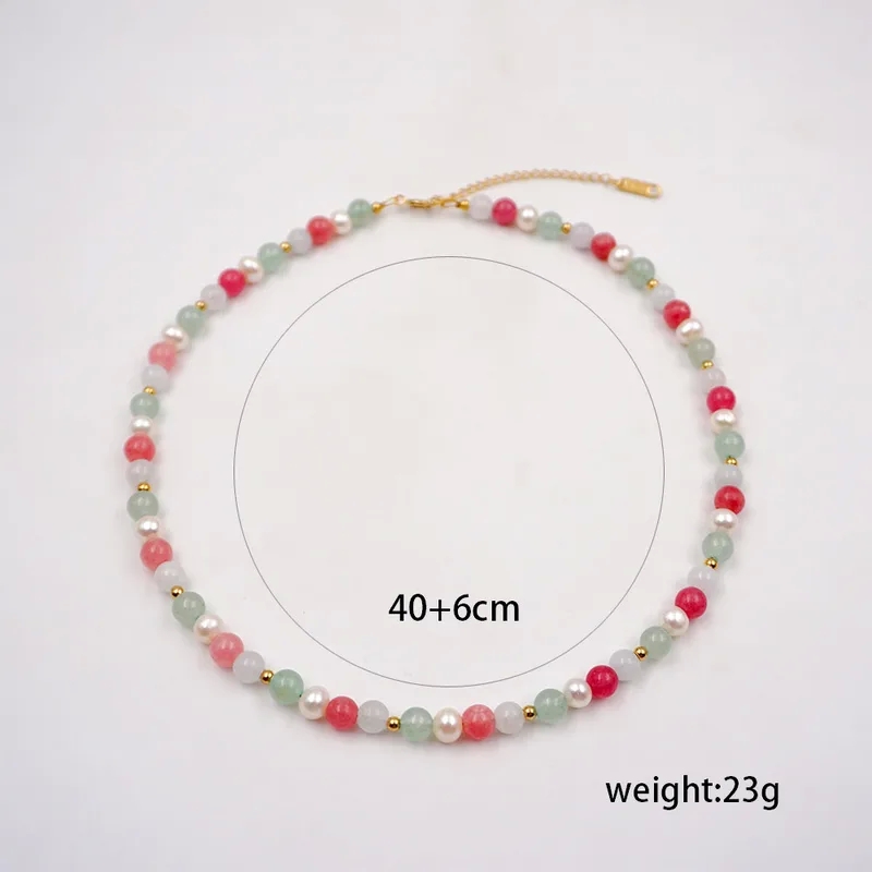 real high end jewelry Boho high end jewelry sales jobs Chic Glistening Freshwater Pearl Jade Beaded Bracelet Necklace - Unisex Vintage Matte Charm high end jewelry montreal