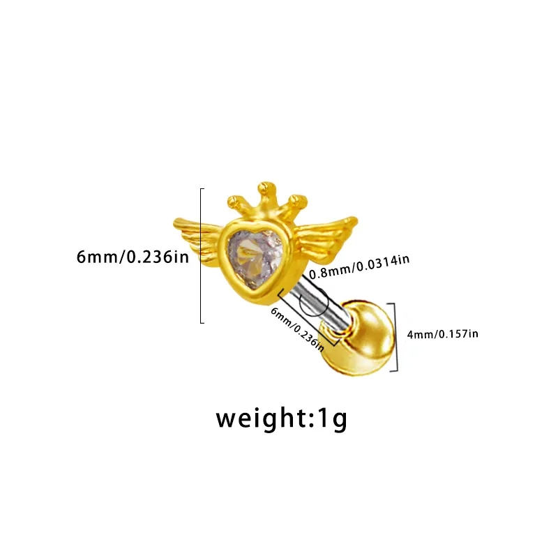 young's fine jewelry Elegant fine jewelry wholesale suppliers Heart & Snake Ear Stud with Rhinestones - Durable & Timeless Stainless Steel Gift-Ready Jewelry fine jewelry kohl's