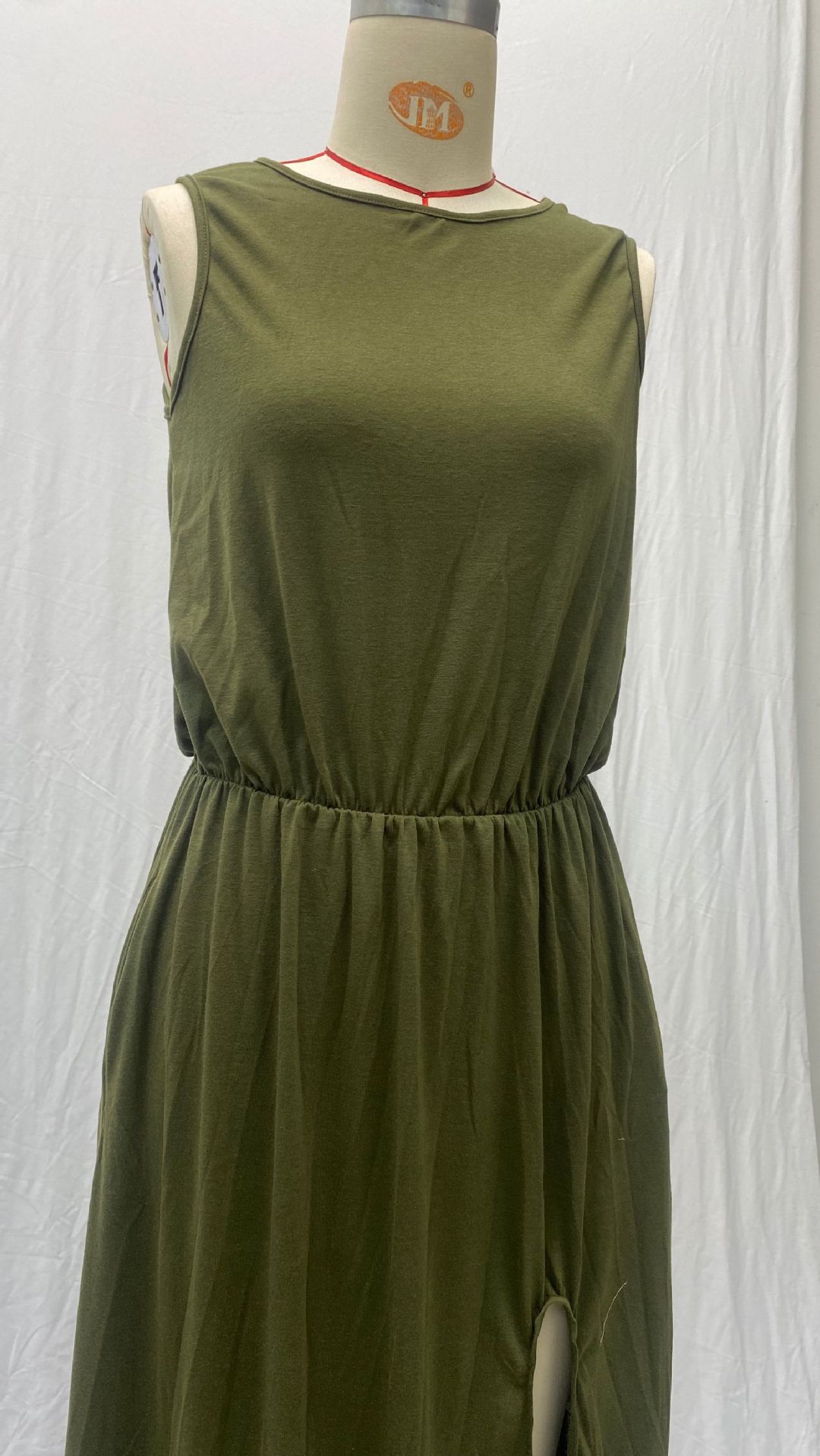 7x women's clothing Upcycled Classic Women's Sleeveless Maxi Dress - Elegant Minimalist Solid Color for Daily & chic women's clothing Holiday women's clothing kauai