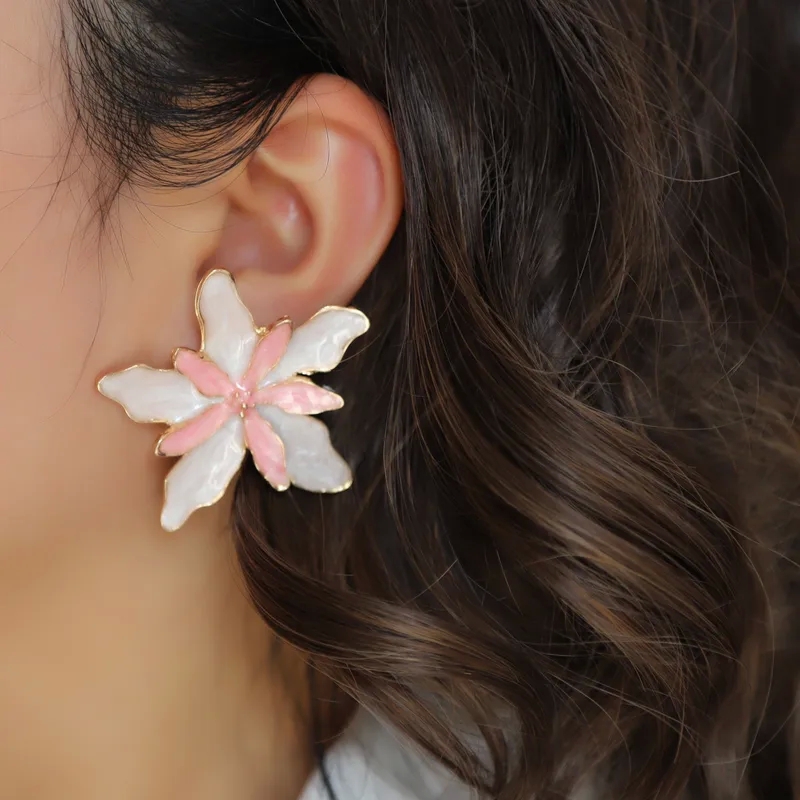 costume jewelry 1950s 1960s Unisex Minimalist Retro Gold Plated Flower Ear Studs is fashion jewelry real - Classic Party Wear Zinc Alloy Jewelry macy's fashion jewelry