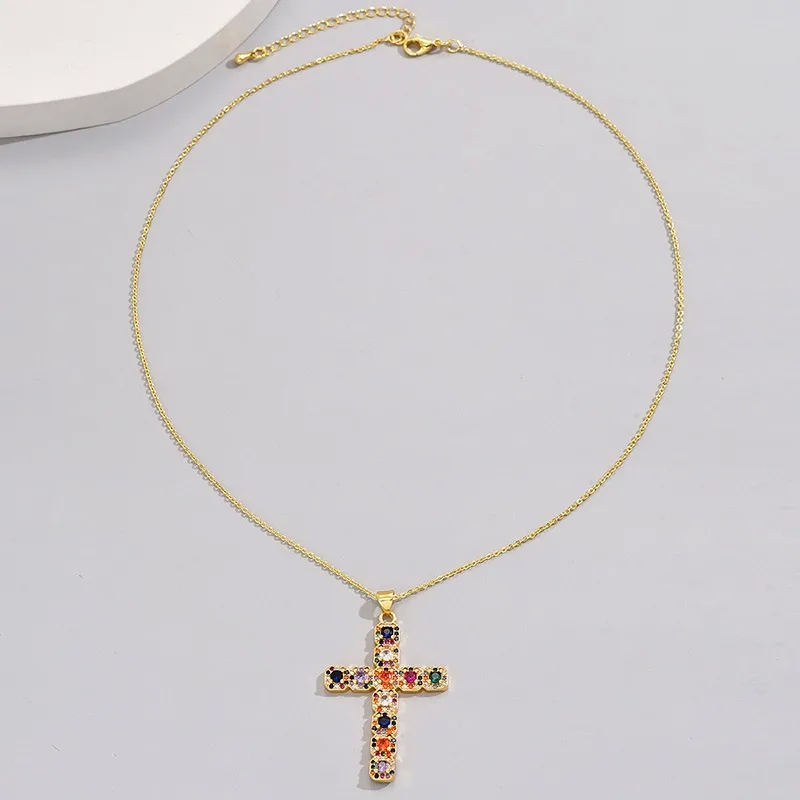 fashion jewellery york Custom Vibrant Fashion-Forward Geometric Cross online fashion jewelry stores Alloy Women's Pendant Necklace fashion jewelry bracelets