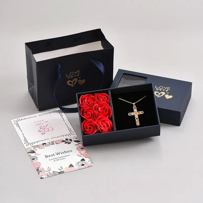 fashion jewelry brooches Custom Vibrant Fashion-Forward Geometric Cross Alloy fashion jewelry hong kong Women's Pendant Necklace fashion jewelry rose necklace