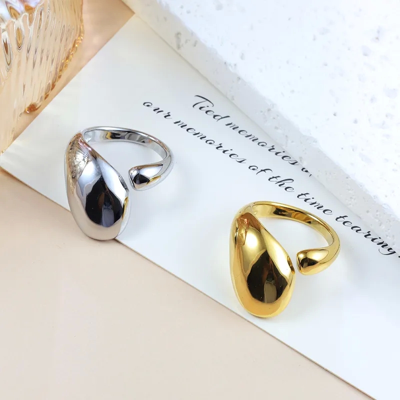 fine jewelry nordstrom Sustainable Waterproof Unique Geometric Open Rings: 18K Gold Plated Modern Classic in fine jewelry manhattan beach Wholesale 304 Stainless Steel no.3 fine jewelry