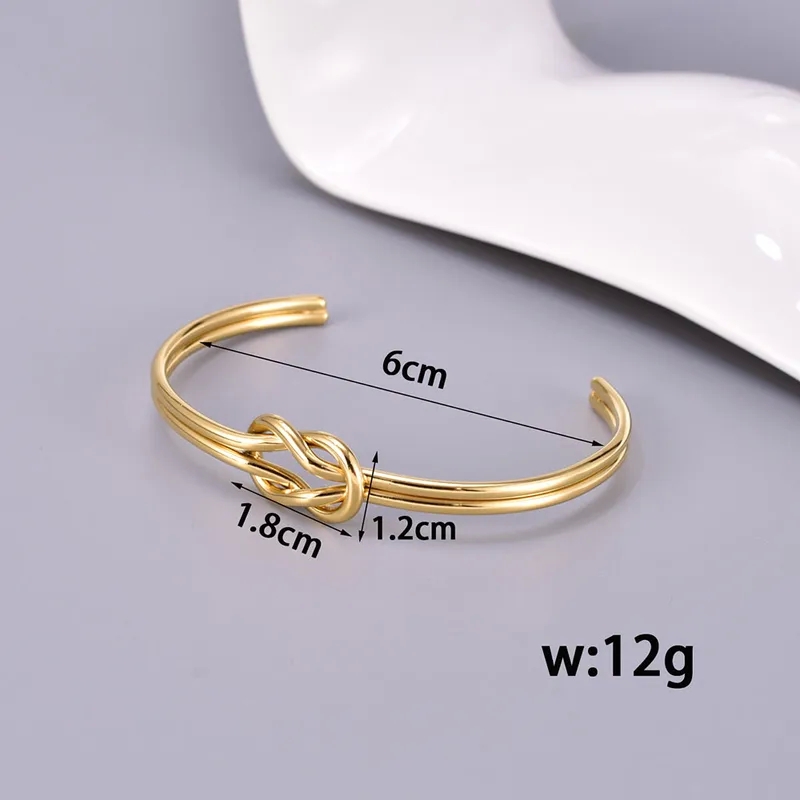 fine jewelry portland Bespoke Vintage-Style wish fine jewelry 18K Gold-Plated Stainless Steel Bangle - Exclusive Fashion Must-Have Offer janet heller fine jewelry