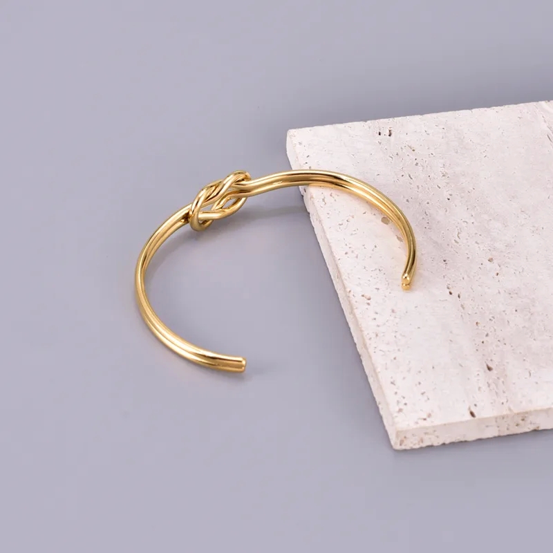 fine jewelry vancouver Bespoke Vintage-Style fine jewelry lisbon 18K Gold-Plated Stainless Steel Bangle - Exclusive Fashion Must-Have Offer fine jewelry under $50