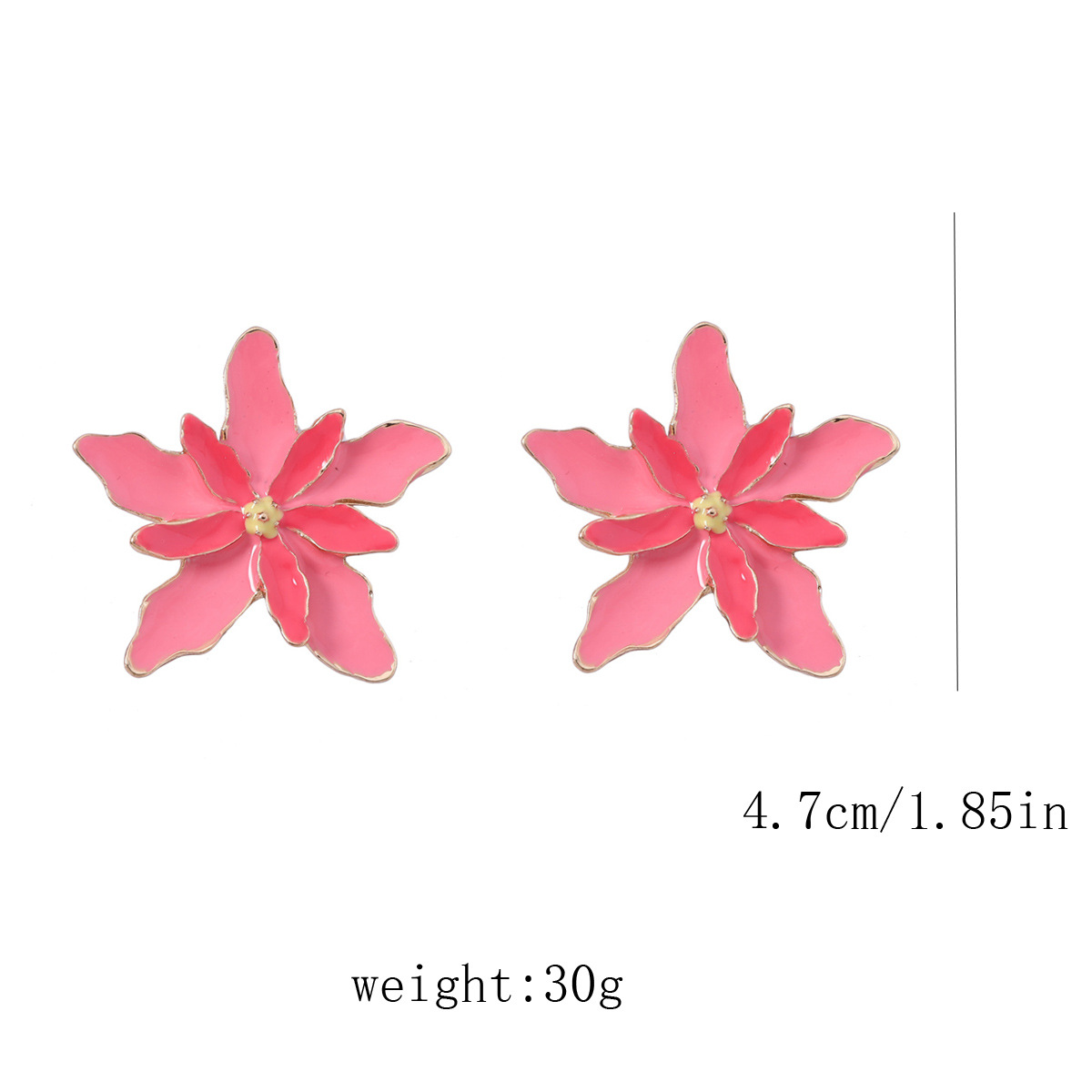 popular fashion jewelry Unisex Minimalist fashion jewellery 925 Retro Gold Plated Flower Ear Studs - Classic Party Wear Zinc Alloy Jewelry online fashion jewelry stores