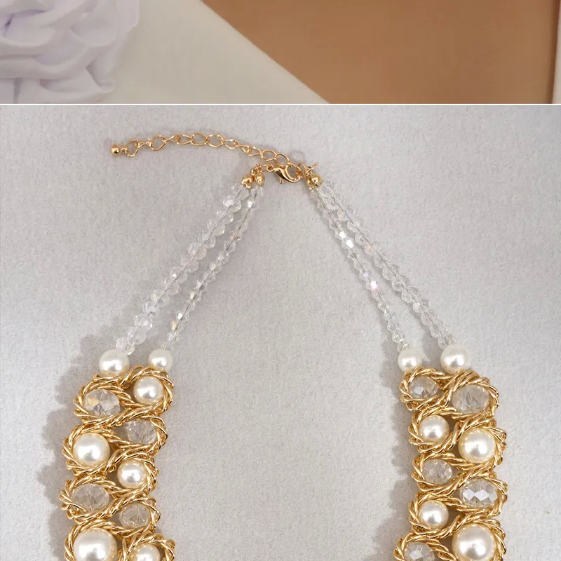 top fashion jewelry brands Exclusive Artisan-Made Timeless Round fashion jewelry italy Alloy Glass Statement Necklace fashion jewelry amazon