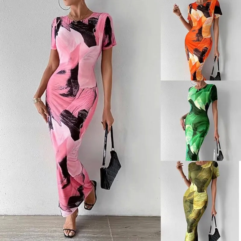 Minimalist Glamorous Sheath Dress - Color Block Maxi with Scratch & Tarnish Resistance, Limited Stock