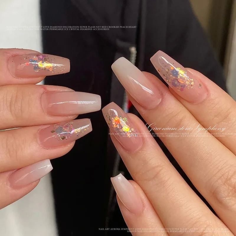 beauty health vitamins Refined Tribal Fairy beauty health and safety quiz Nail Accessories with Classic Shiny Sequin Design - Glossy Craftsmanship Set health beauty health products