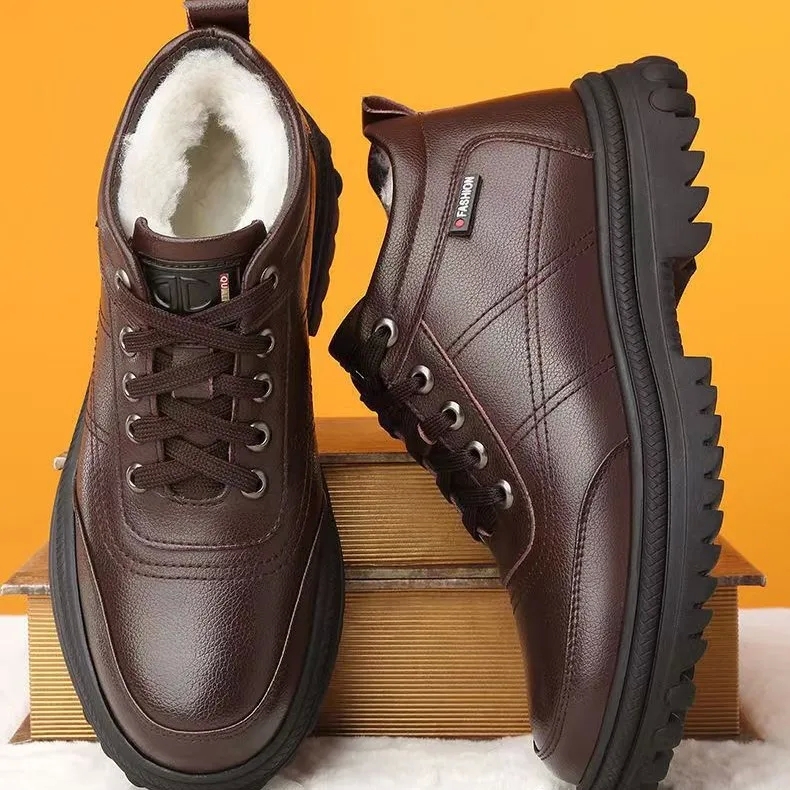 fast Men's High-Fashion lightweight design Elegant Round Toe Cotton Shoes - Unique Formal Casual Footwear lightweight