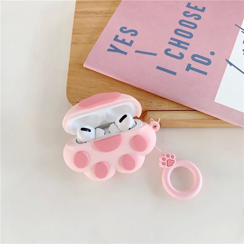 2014 fashion accessories "Premium 3D Cartoon Cat Claw AirPods Pro/1/2 Protective Cover - fashion accessories emoji Limited Stock Affordable Quality Gift" fashion accessories and paper craft