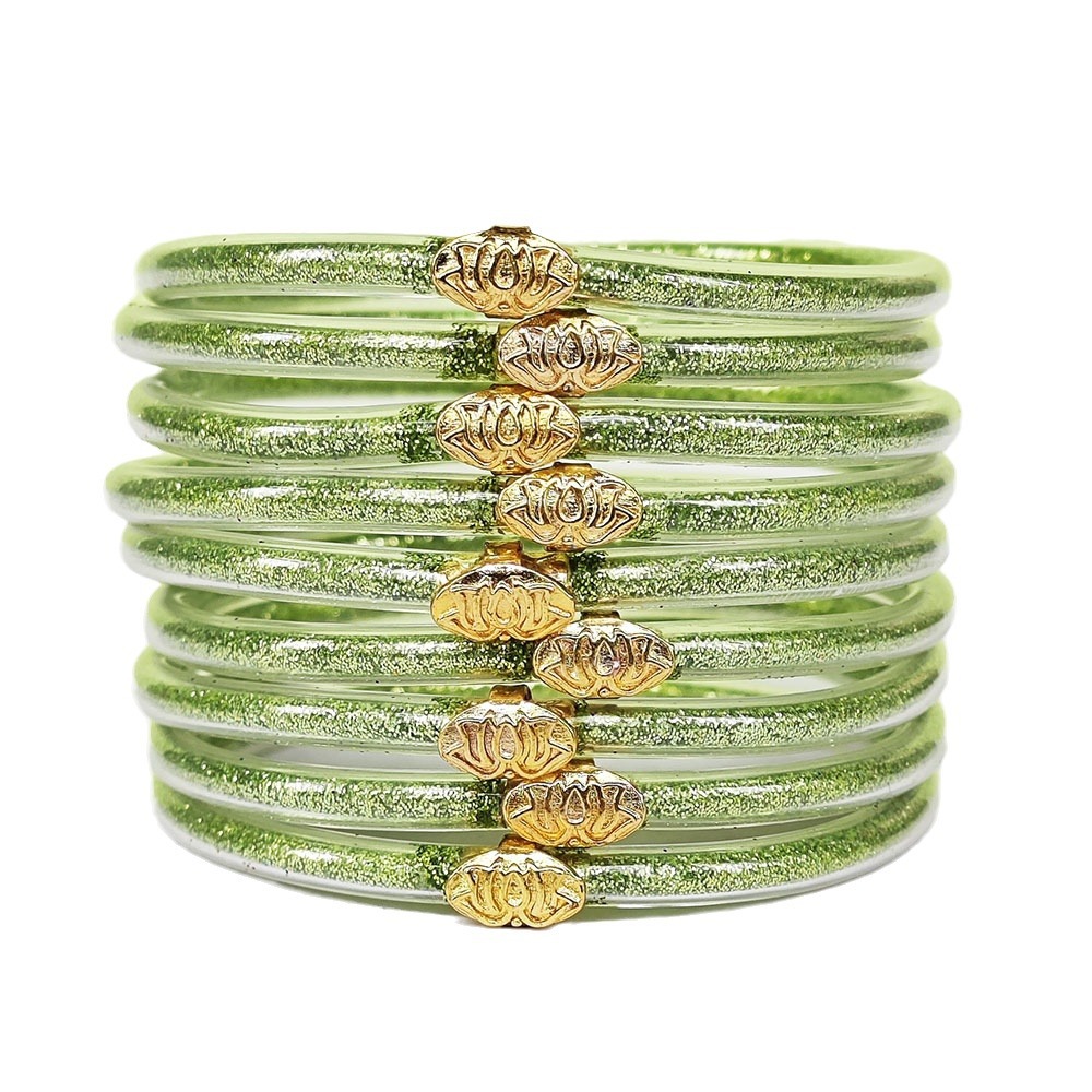 5 dollar fashion jewelry Ethically Made Bohemian sama fashion jewelry Chic High-Fashion Solid Silica Gel Bangle fashion jewelry gold earrings