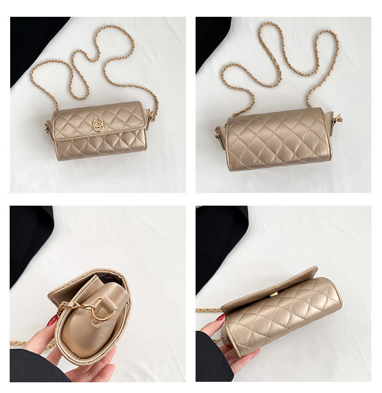 945 bags Elegant Women's Premium PU Leather Classic Quilted Shoulder Bag with Metal Button bags tournament and Magnetic Closure o bagel