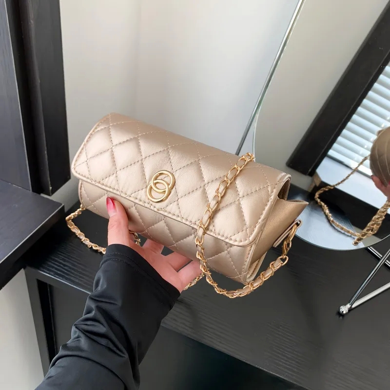 consuela bags Elegant Women's Premium PU Leather Classic Quilted Shoulder Bag bags victoria secret with Metal Button and Magnetic Closure 55 gallon trash bags