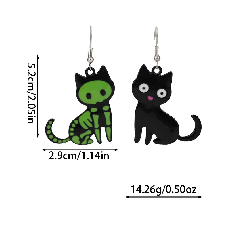 fashion jewellery qatar Affordable Luxury Bohemian Chic Cat Alloy Drop wild wear fashion jewelry and accessories Earrings - Trendsetting Shiny Classic Style x-fashion