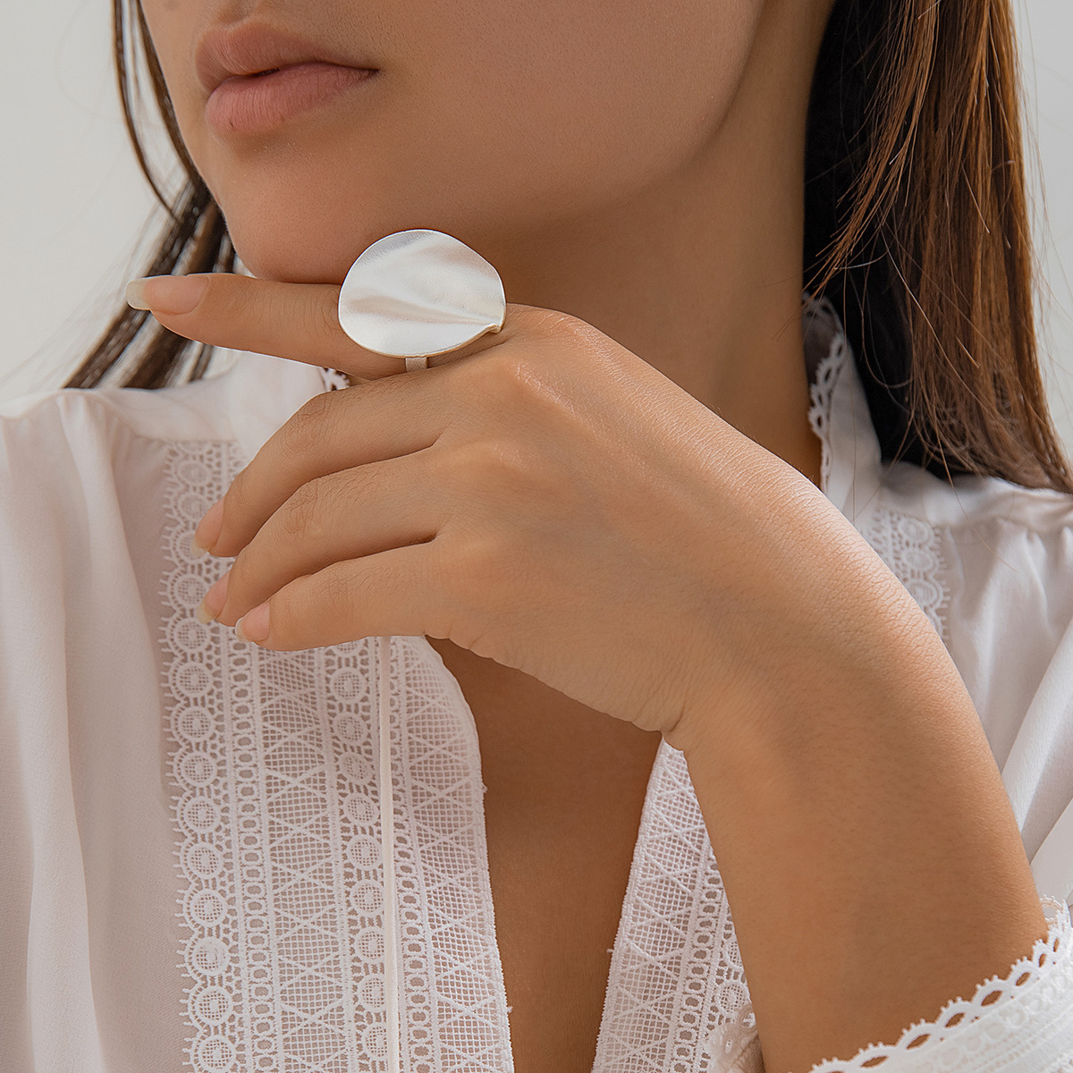 fashion jewelry gucci Artisan-Made Geometric Flower Rings: fashion jewelry brooches Scratch-Resistant, Skin-Friendly, Casual Craftsmanship wssxc fashion jewelry
