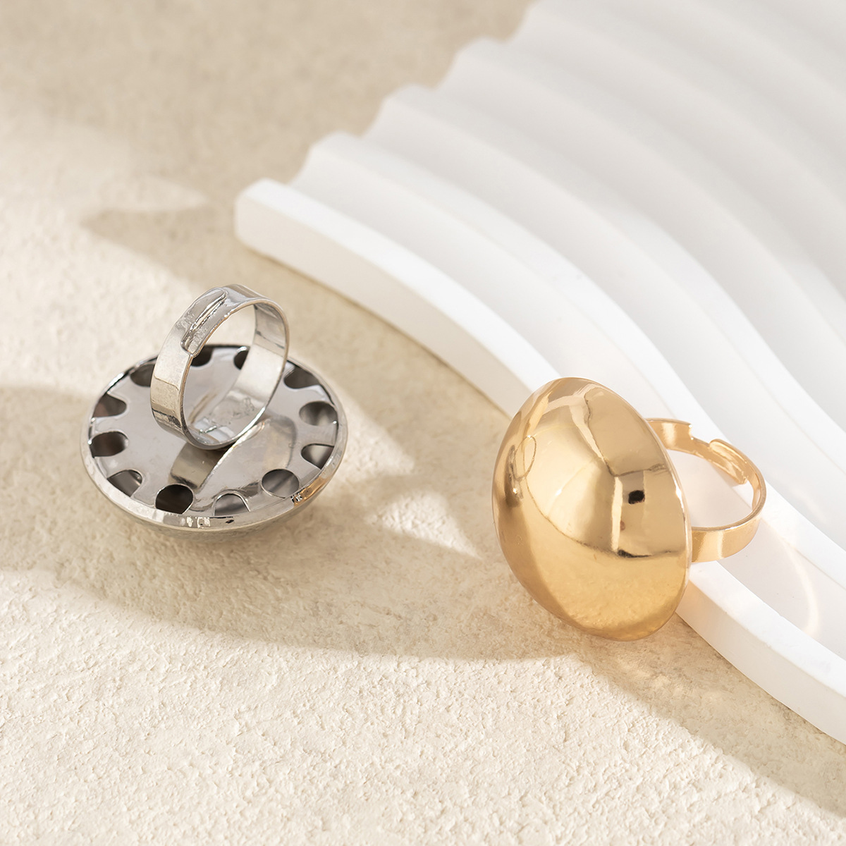 fashion jewelry manufacturers india Artisan-Made Geometric Flower Rings: Scratch-Resistant, Skin-Friendly, Casual fashion jewellery 925 Craftsmanship lucky 7 jewelry fashion