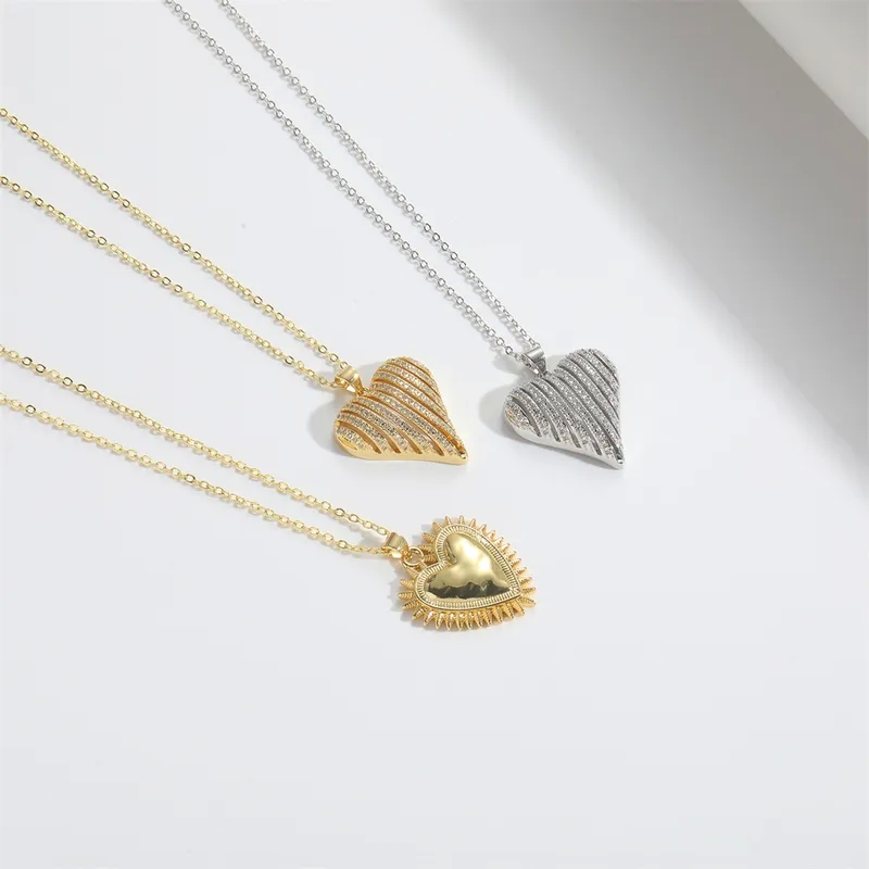fine jewelry designers near me Sustainable 14K Gold Inlay Heart what is fine jewelry Bow Necklace - Shiny Zircon Pendant for High-Fashion Festival Style fine jewelry key west