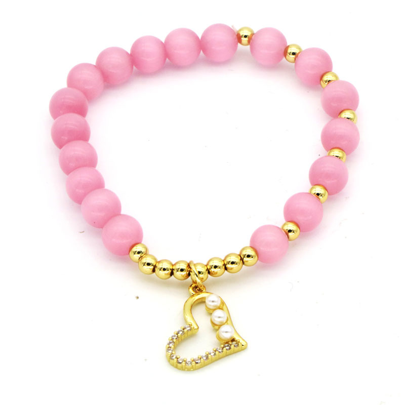 fine jewelry remote jobs Wholesale Masculine Opal Zircon Pearl Copper Bracelet - Bespoke vierk's fine jewelry Everyday Bohemian Style dior fine jewelry