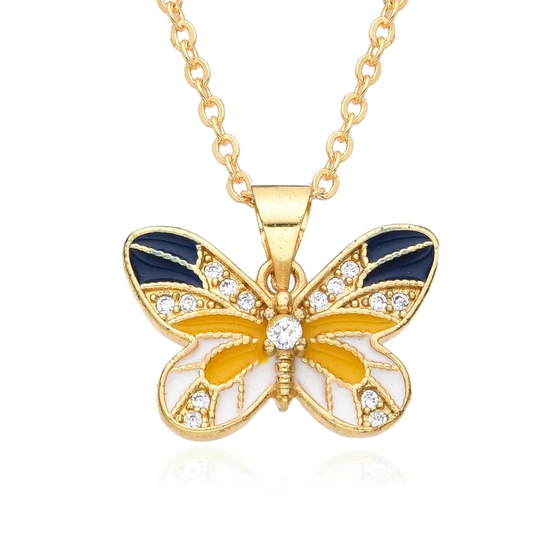 fine jewelry usa Ethical Glam Copper Butterfly Statement Pendant occasions fine jewelry Necklace 14k gold fine jewelry earrings